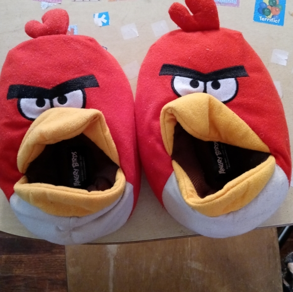 Angry Bird house slippers size 2/3 - Picture 2 of 3